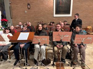 25 Dicembre - Il gruppo della Messa di Natale a mezzanotte